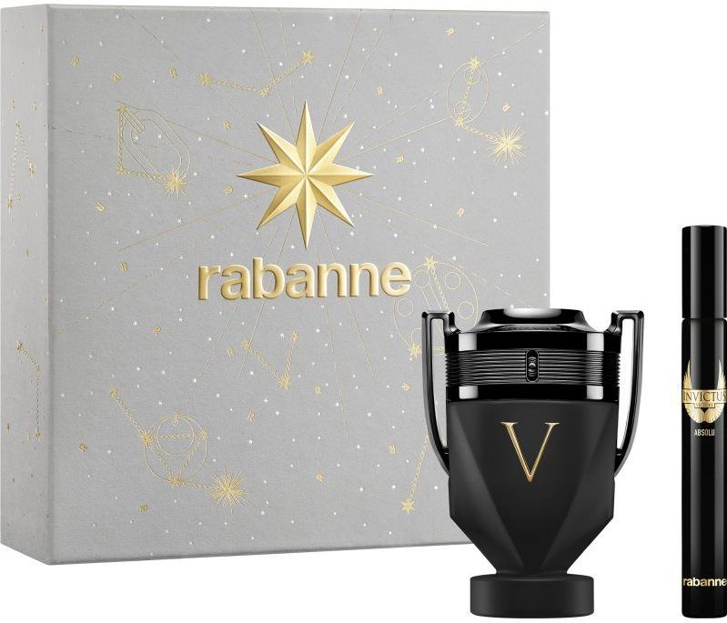 Rabanne - Invictus Victory Absolu - Geurset - 50 ml Parfum - 10 ml Reis Spray