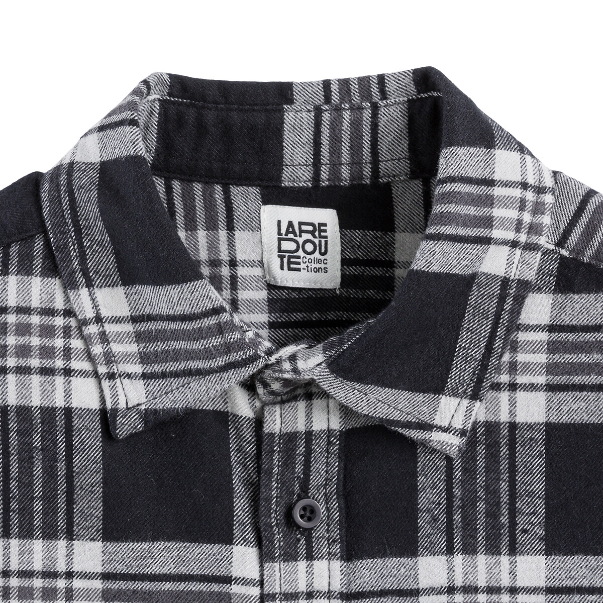 COLEÇÕES LA REDOUTE<br>Camisa xadrez de manga comprida