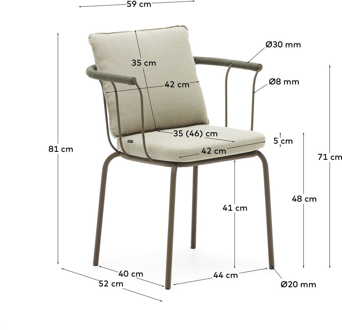 Kave Home   Salguer Tuinstoel