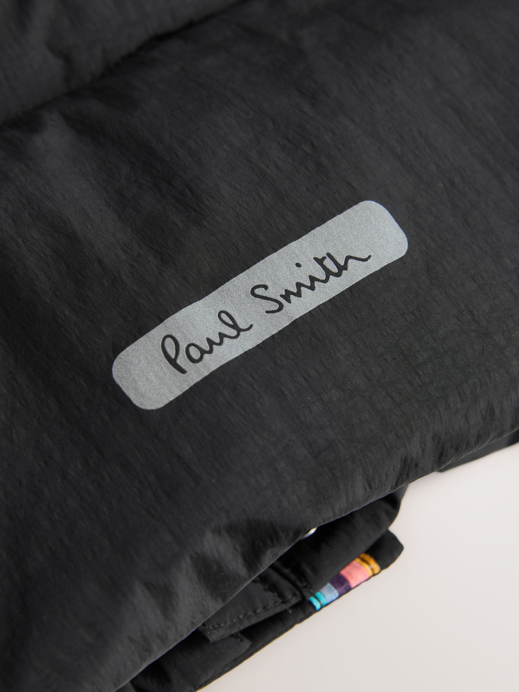 Paul Smith Junior Shower Resistant Black Padded Coat