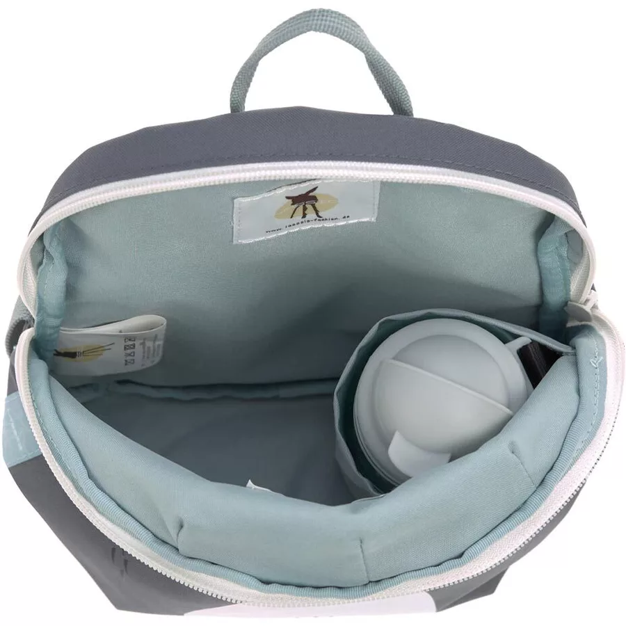 Lässig Kinderrucksack mit Brotdose & Trinkflasche About Friends grau