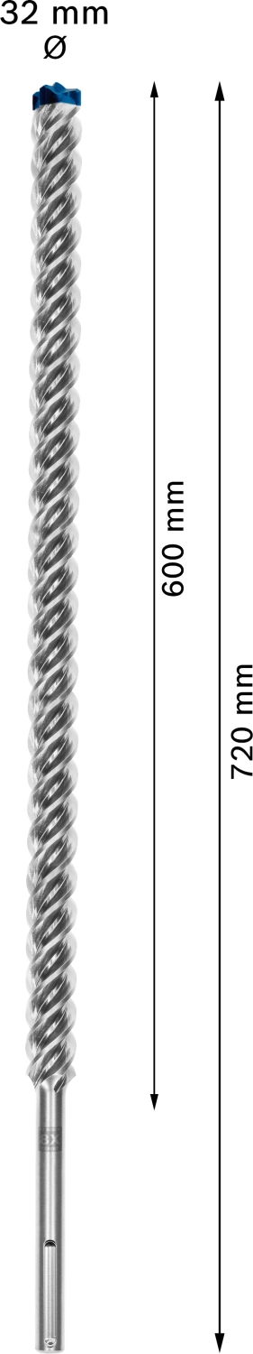 Bosch 2608900256 EXPERT Hamerboor SDS Max-8X - 32x600x720mm