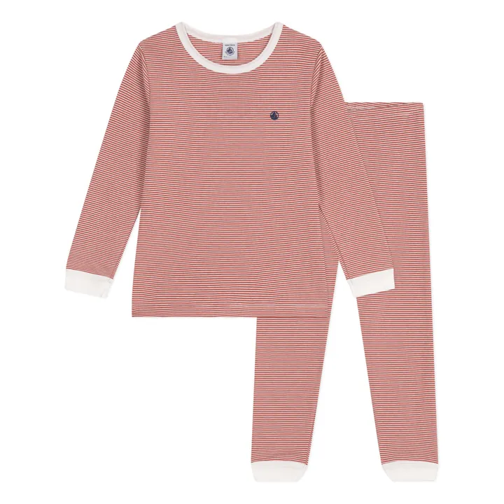 Petit Bateau Ensemble Pyjama Mamou Rayé | Terracotta