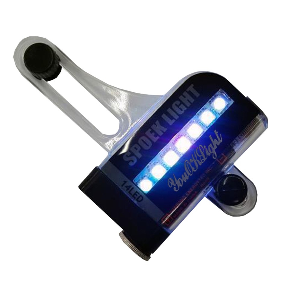 Fahrrad Bike Velo Speichen LED Beleuchtung Spoke Light - Schwarz