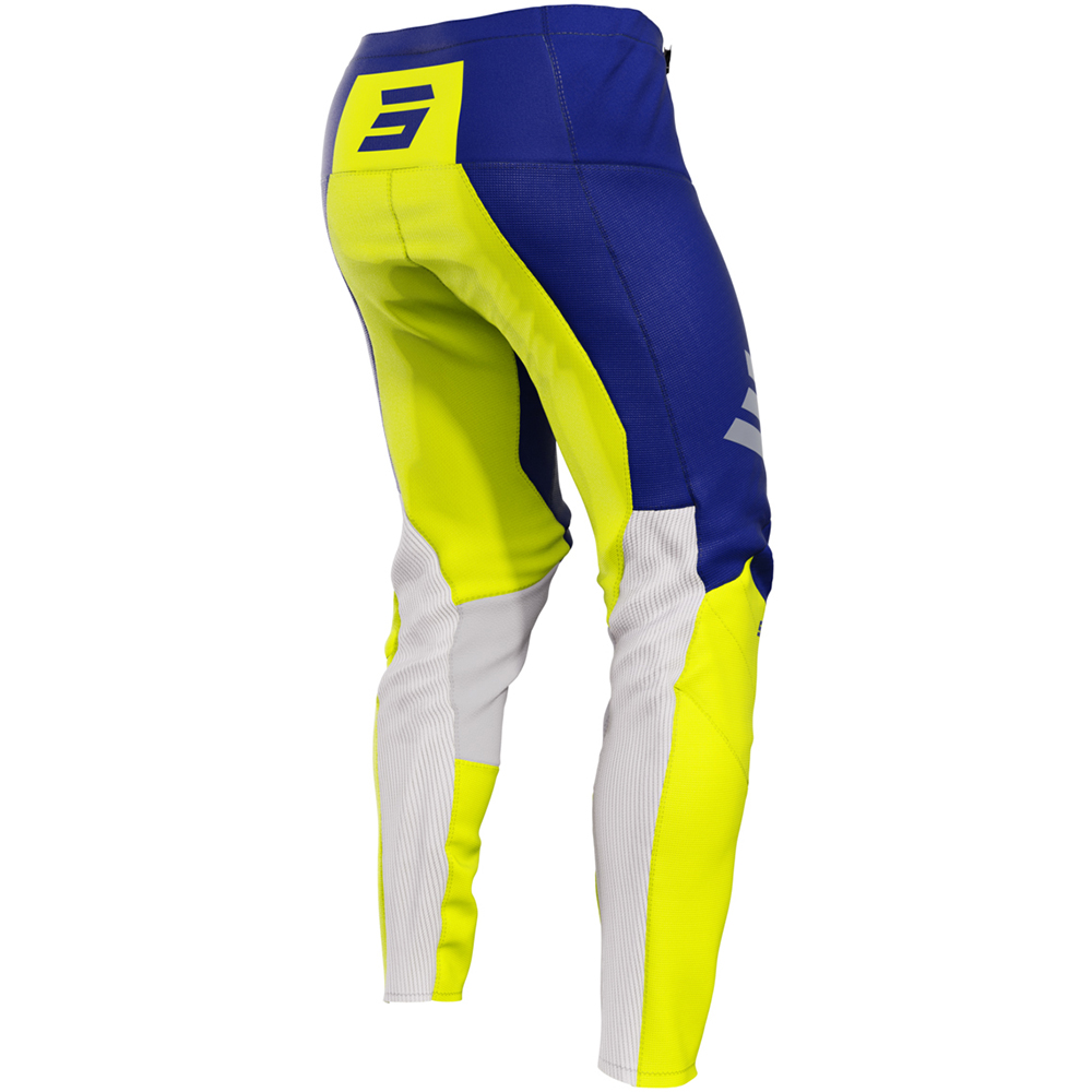 Shot - Pantalon Contact Iron Navy / Jaune fluo / Blanc