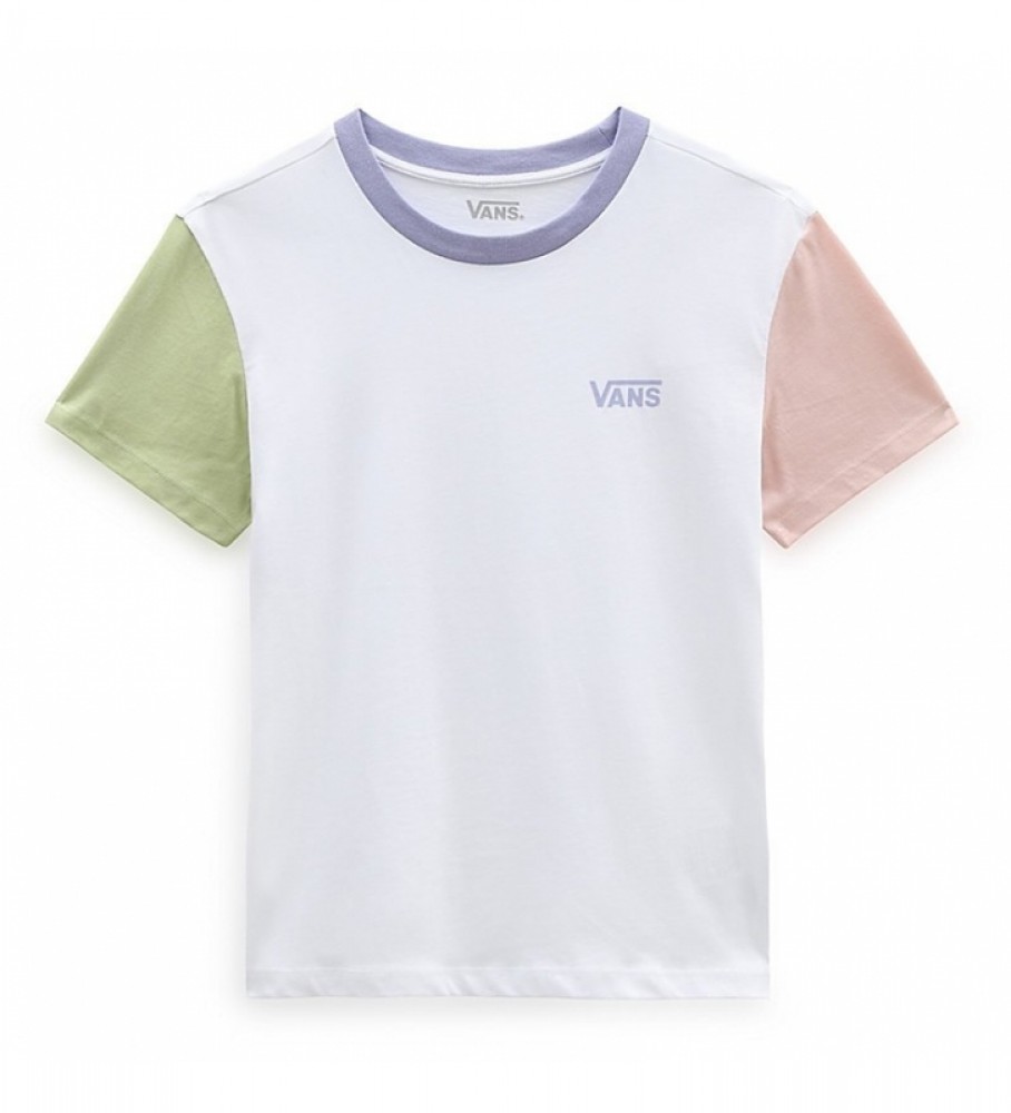 Camiseta Vans Colorblock Crew Branca