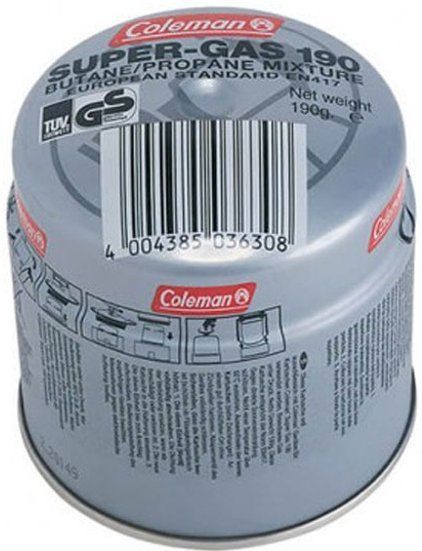 Coleman - Prik Gas Cartouche 190g - Metaal - Veiligheidsventiel