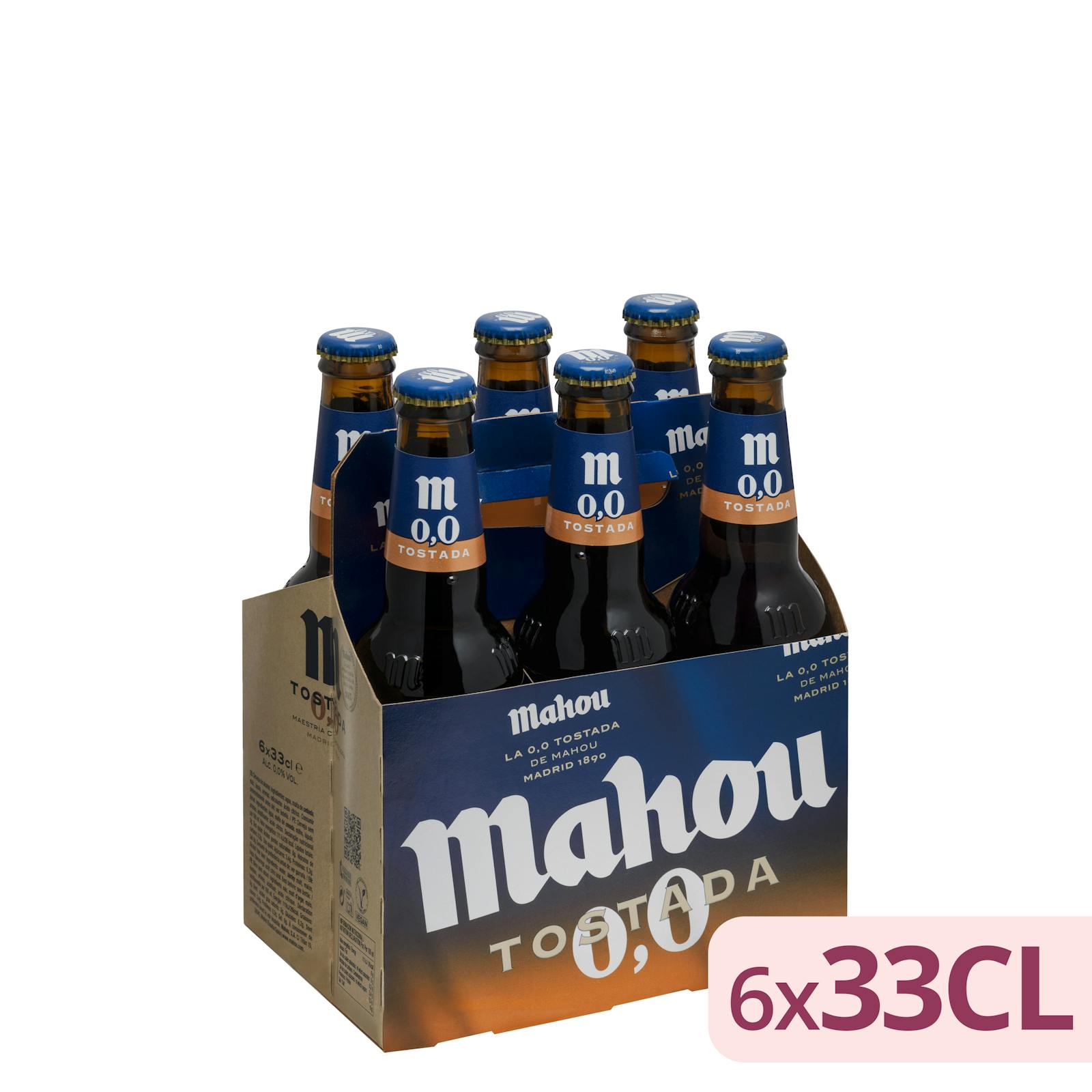 Bière sans alcool grillée Mahou à 0,0 %