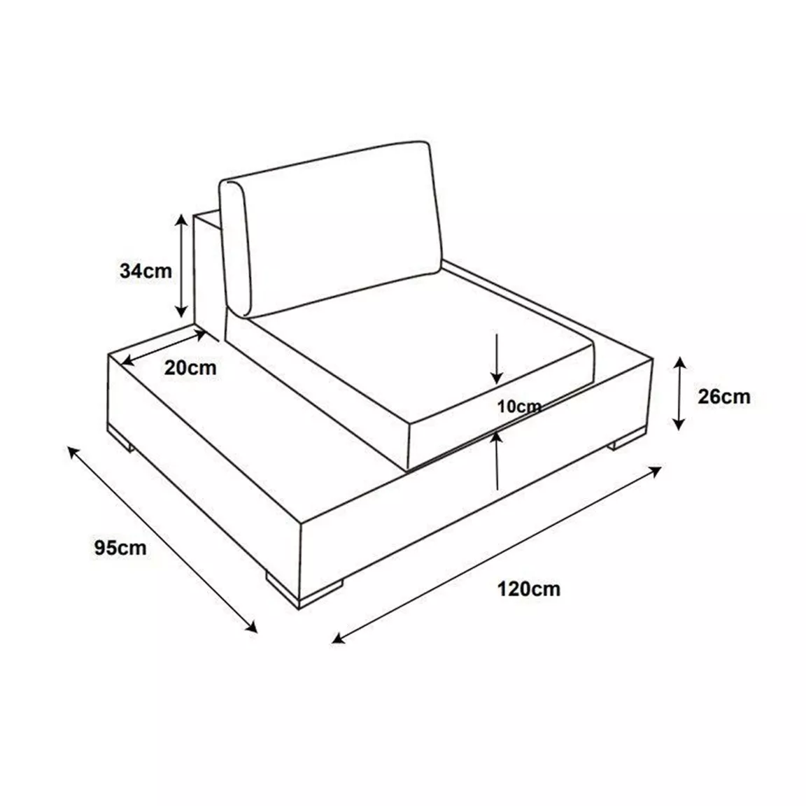 Fauteuil de jardin en résine tressée Palma Gris et taupe