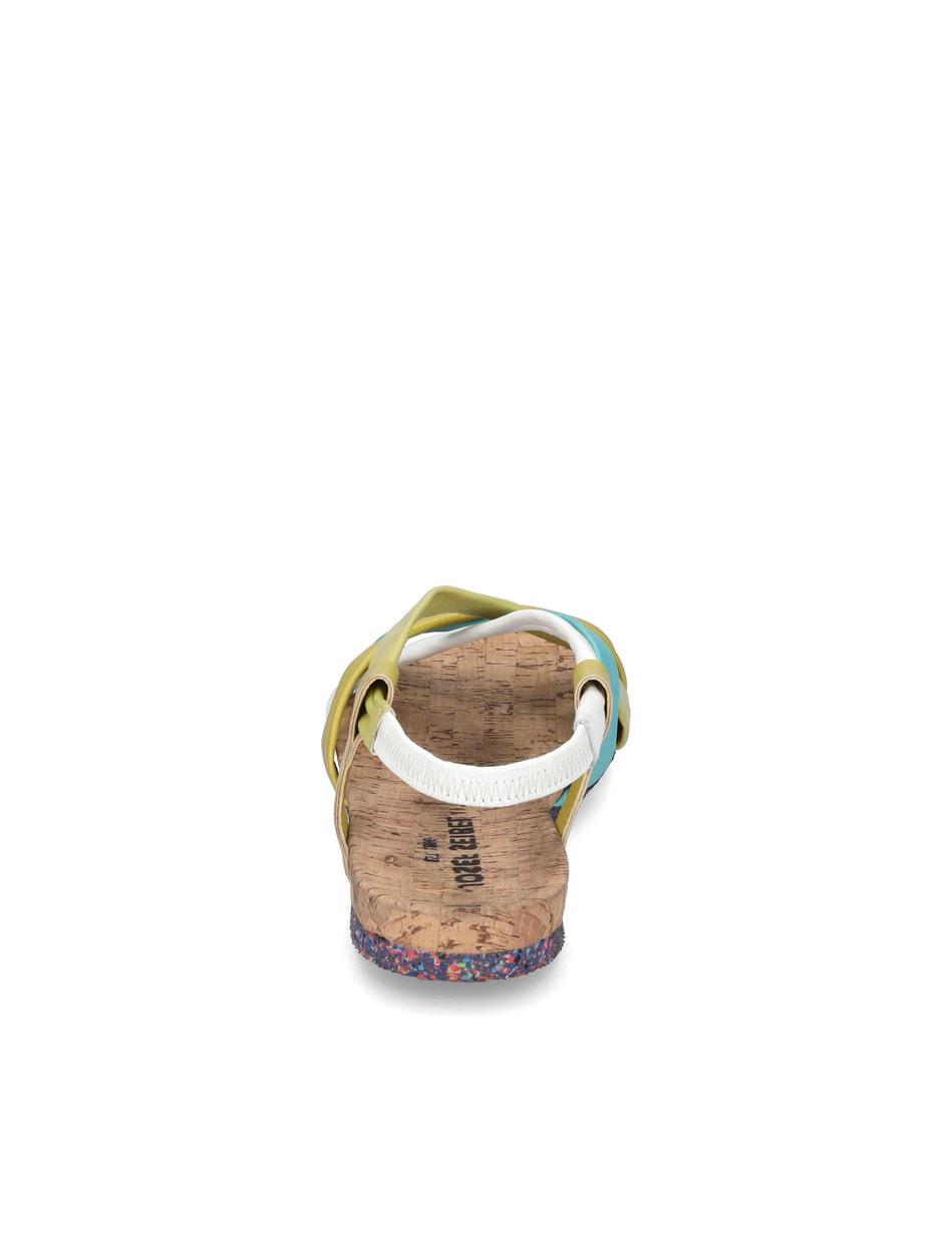 Sandale Henriette 01, gelb-multi