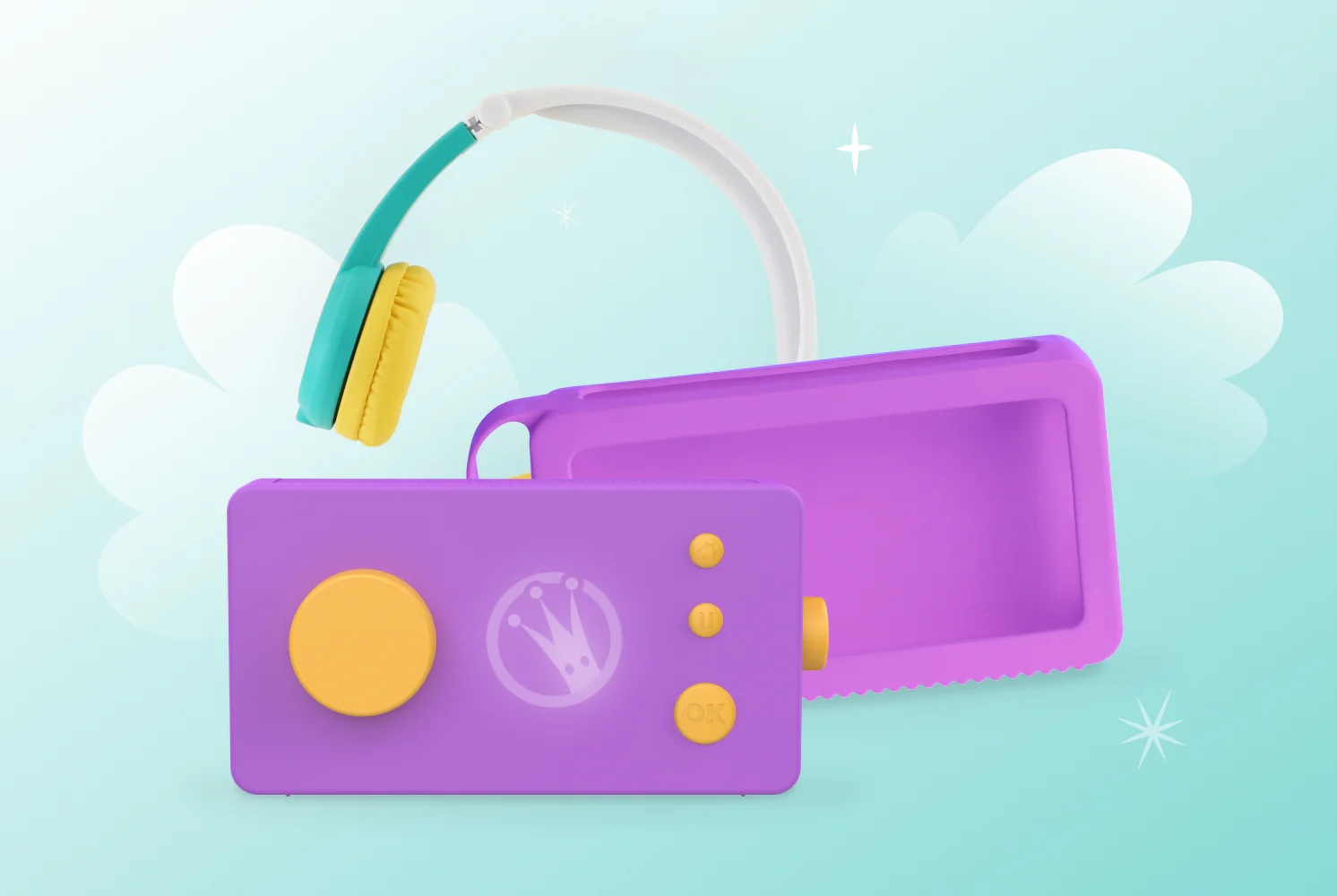 Pack - Fabrique Violette + Coque Violette + Casque