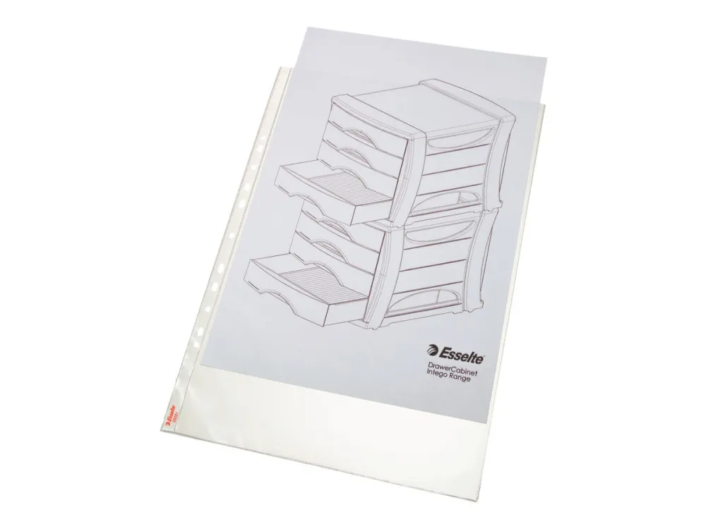 Plastlommer A3 Esselte Premium 0,08 mm højformat præg - (50 stk.)