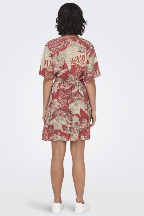 Only roze dames jurk