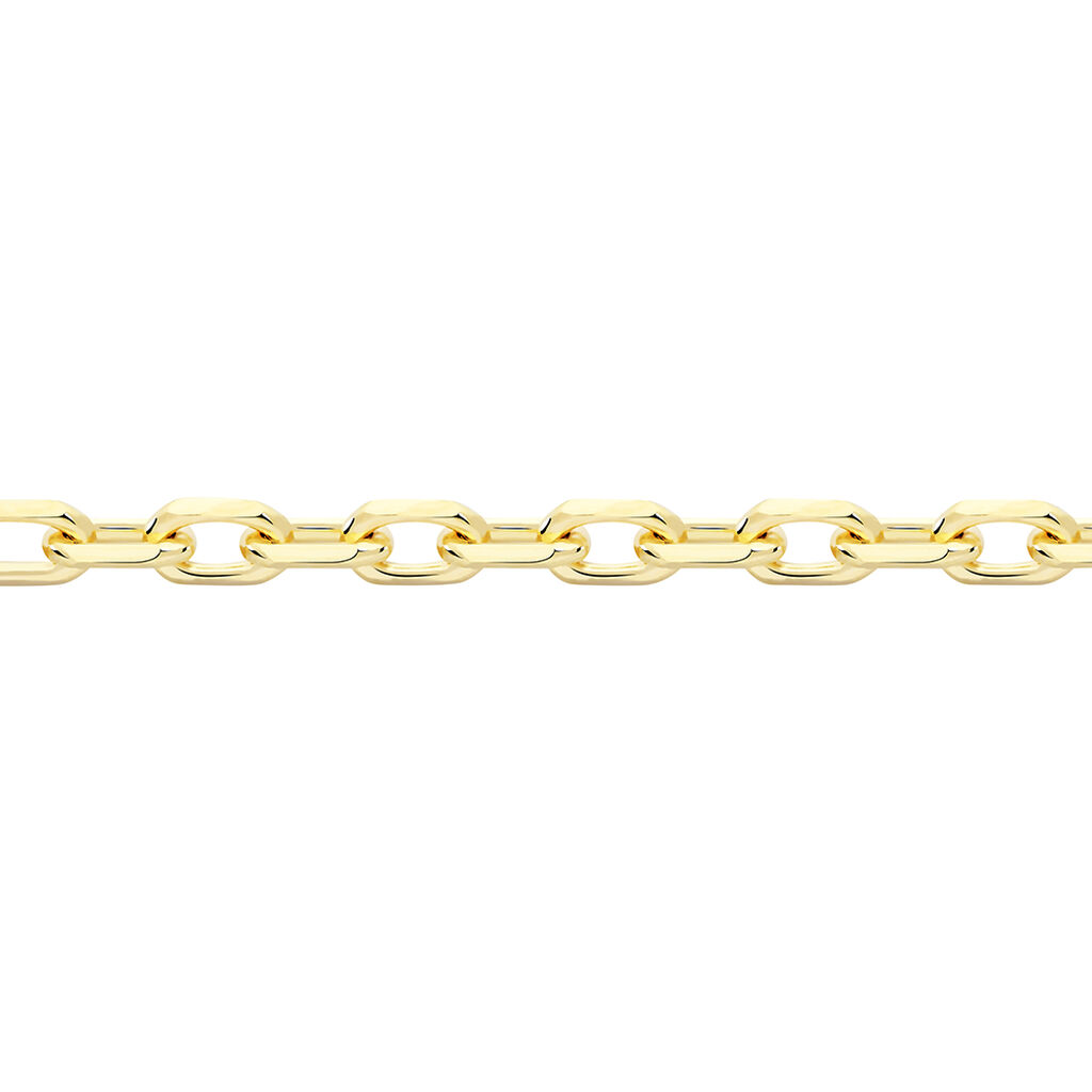 Chaîne Igoa Maille Forçat Diamantee Or Jaune