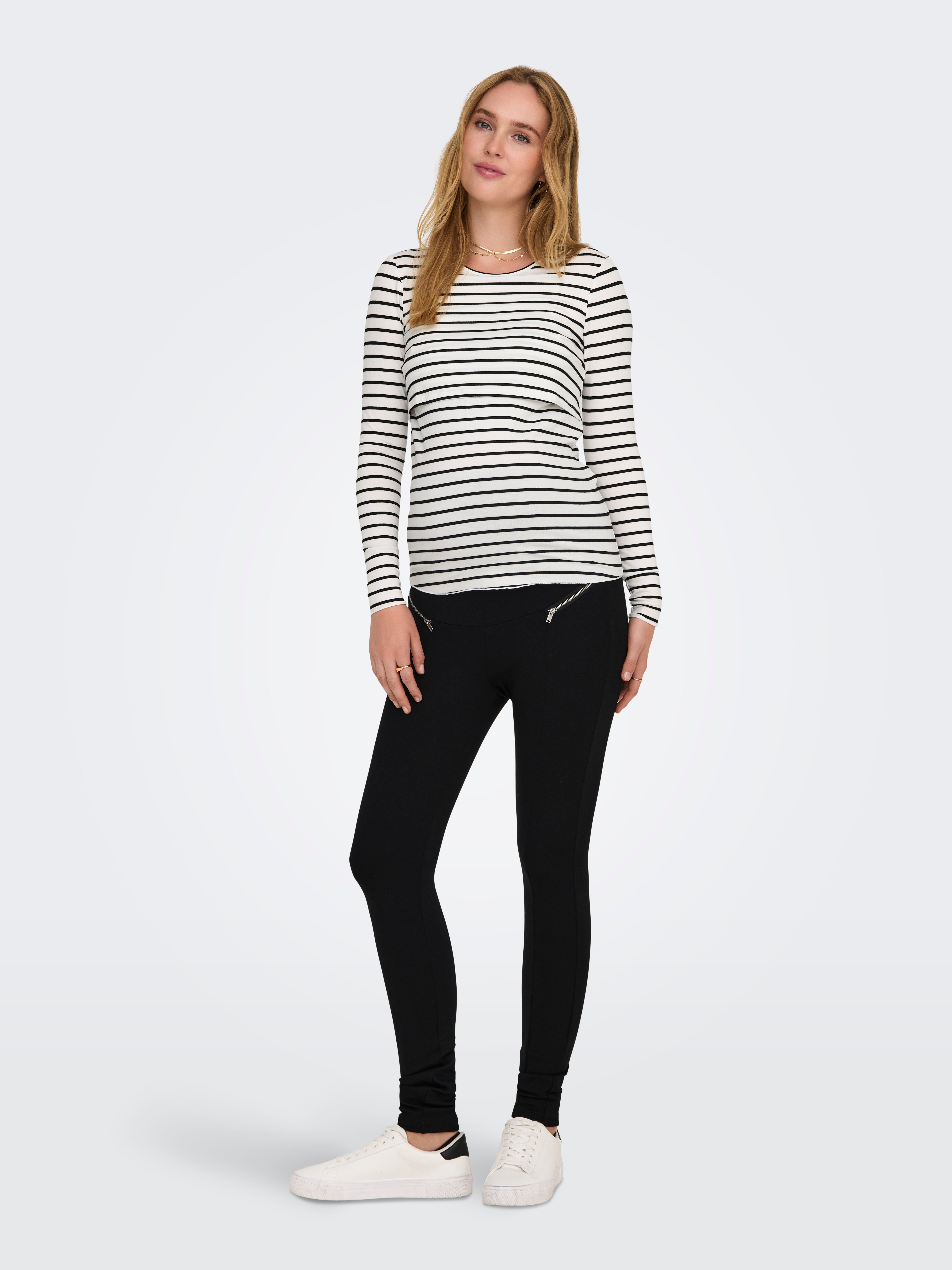 OLMDAPHNE Hohe Taille Slim Fit Leggings Black