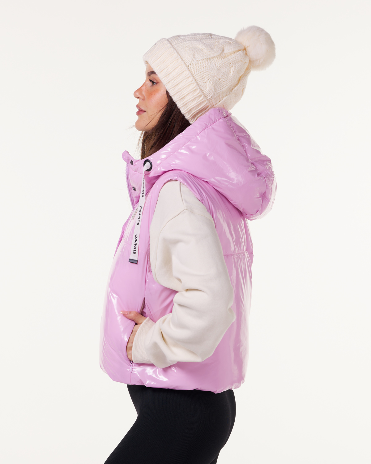 Bumpro Vivid Glow Vest Lilac Snow