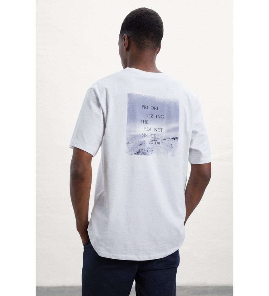 Camiseta branca ECOALF Tomi