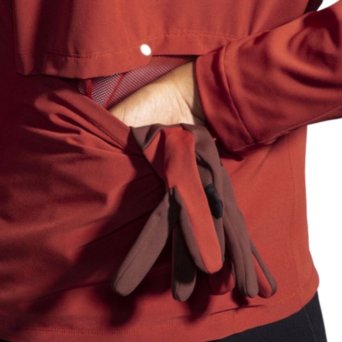 Brooks Dame Jakker Fusion Hybrid Jacket Rød