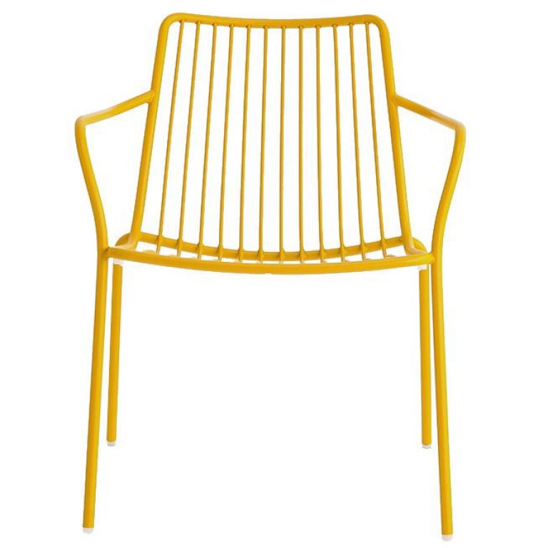 Pedrali Nolita fauteuil geel