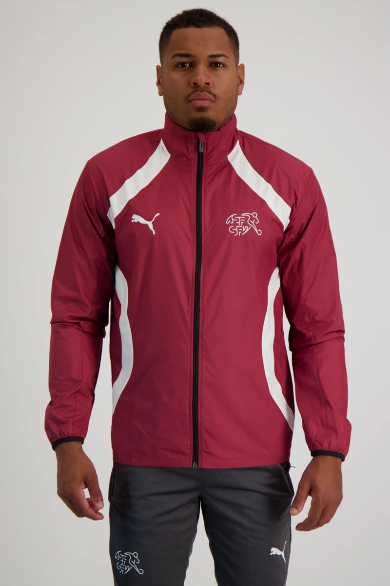 Puma Schweiz Prematch Woven Herren Trainingsjacke