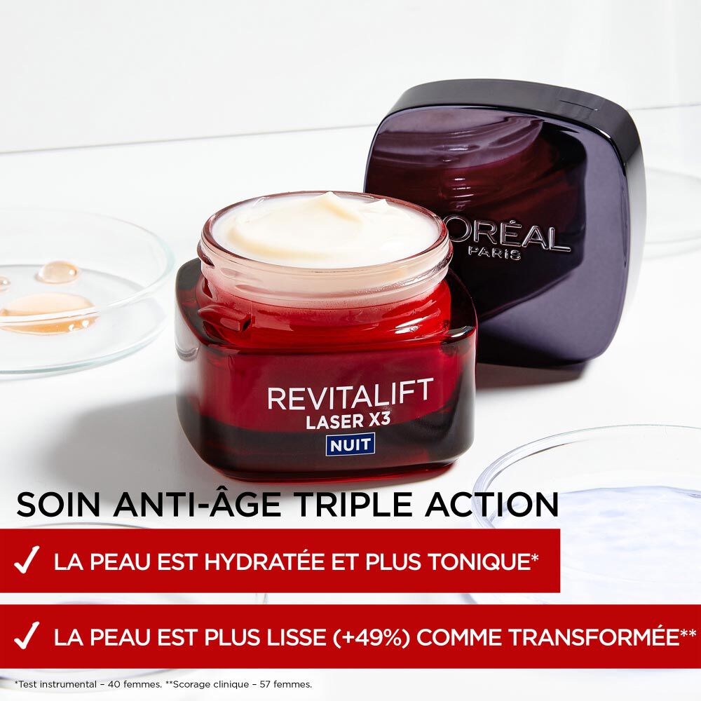 Revitalift Laser X3 Crème de Nuit Anti-Age Triple Action