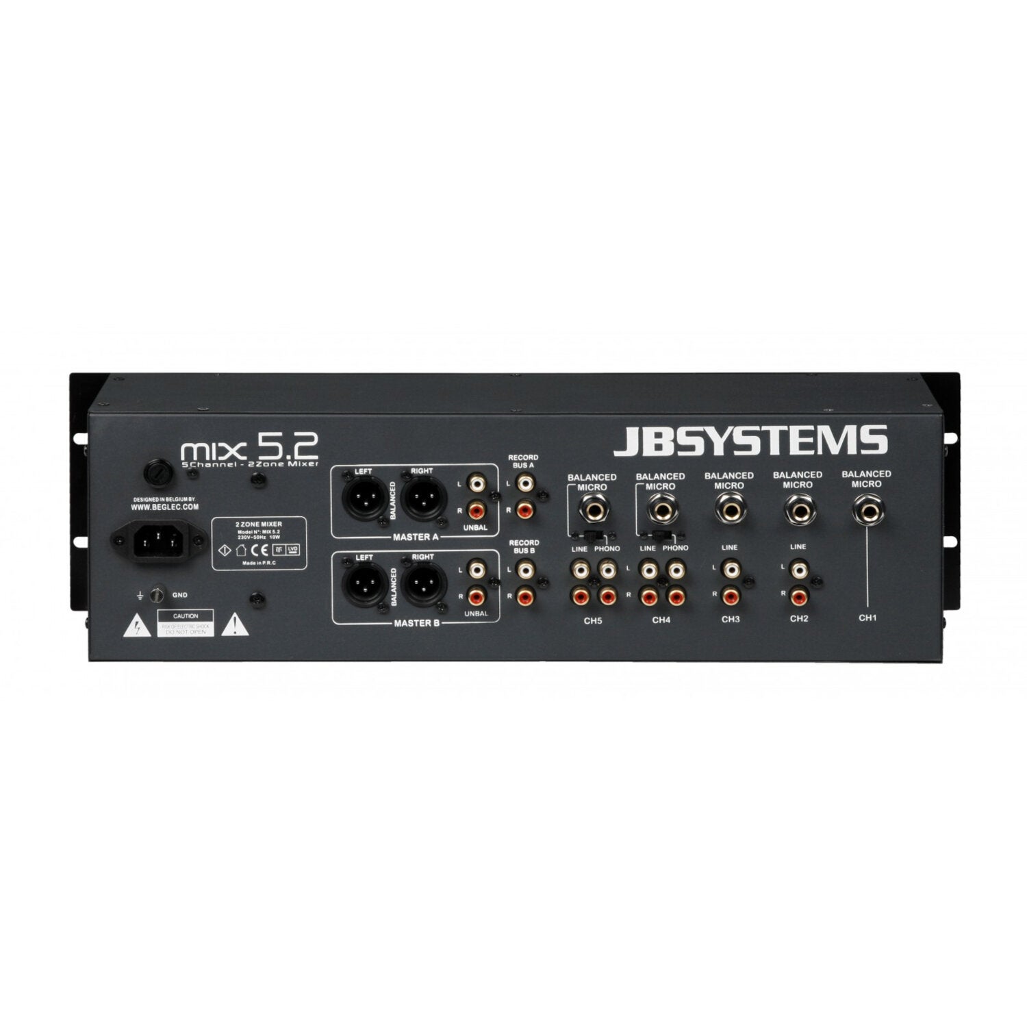 JB systems MIX 5.2 zone mixer