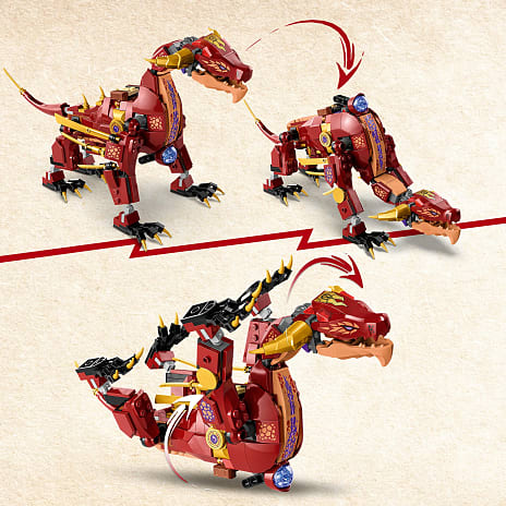 LEGO® NINJAGO® Forvandlings-lavadragen Heatwave 71793