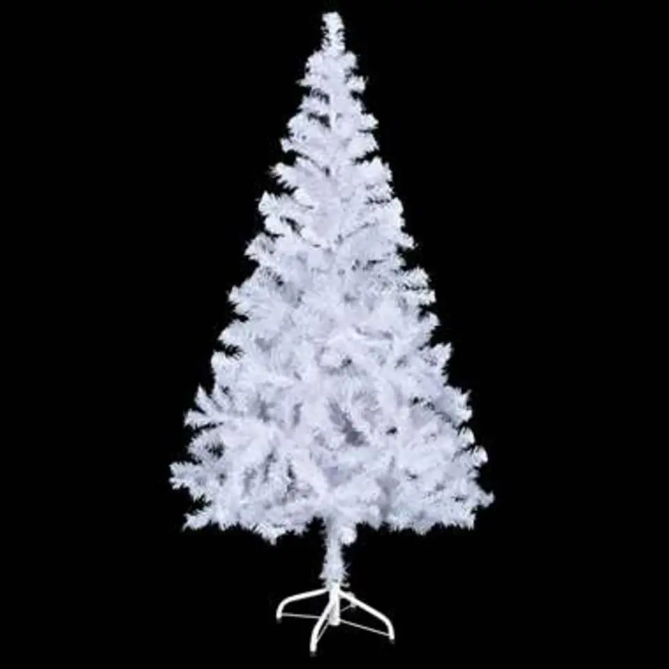vidaXL - Kunstkerstboom - Wit - 150 x 80 cm