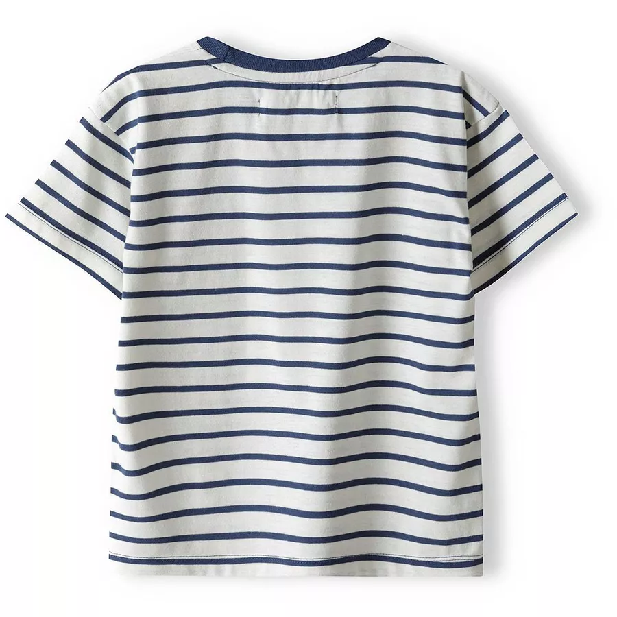 MINOTI T-Shirt und Shorts im Set GelbbraunWeißBlau