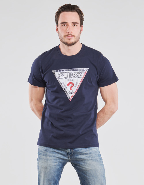 Guess - TRIESLEY CN SS TEE - Marine