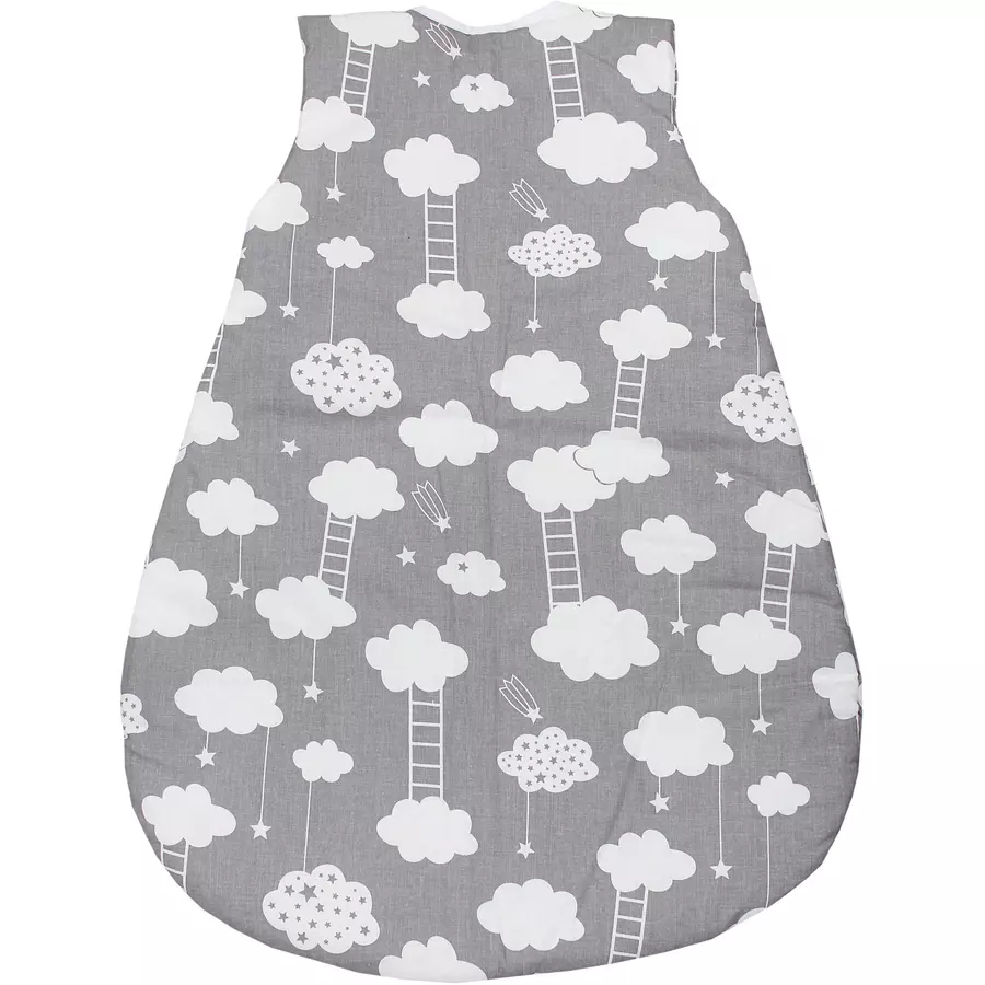 TupTam Baby Ganzjahres Schlafsack Ärmellos Wattiert grau