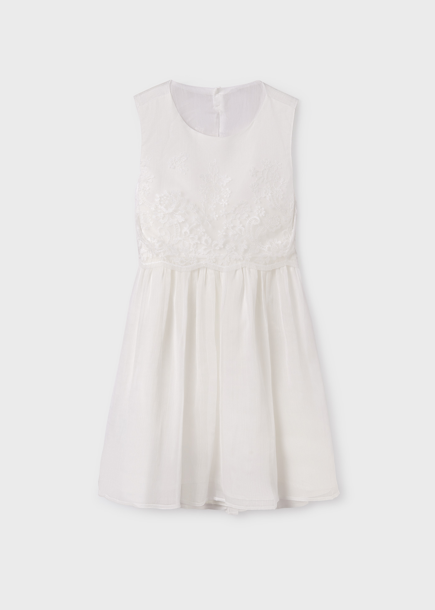 Vestido bordado Tulipa para menina