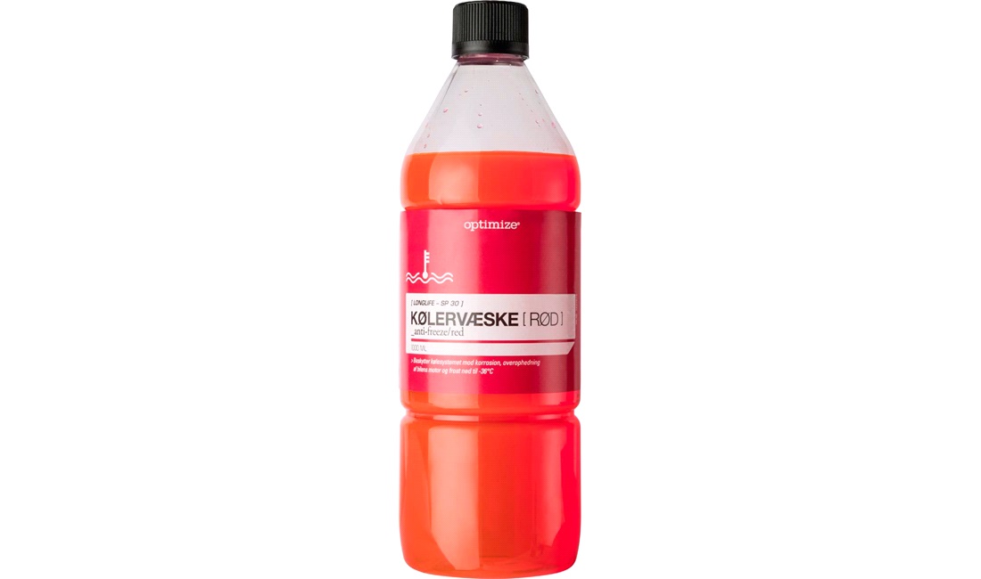 Kølervæske rød 1L Optimize