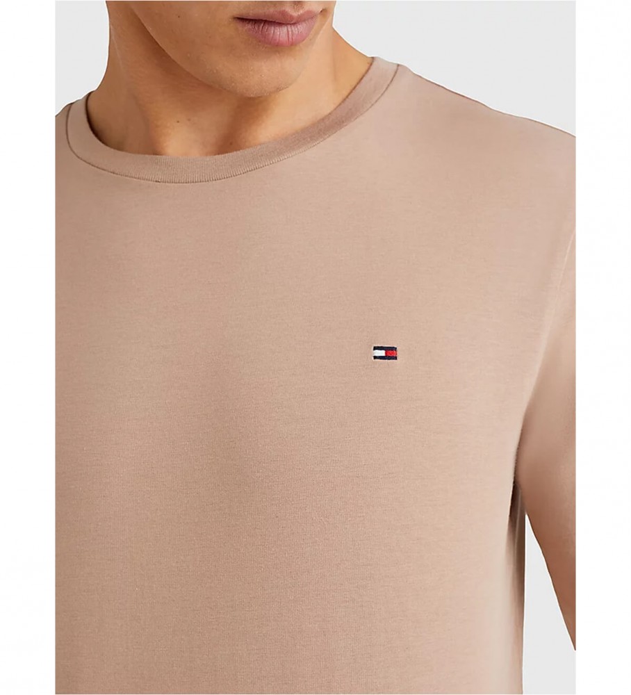 Pijama Tommy Hilfiger em tecido estampado marrom e azul