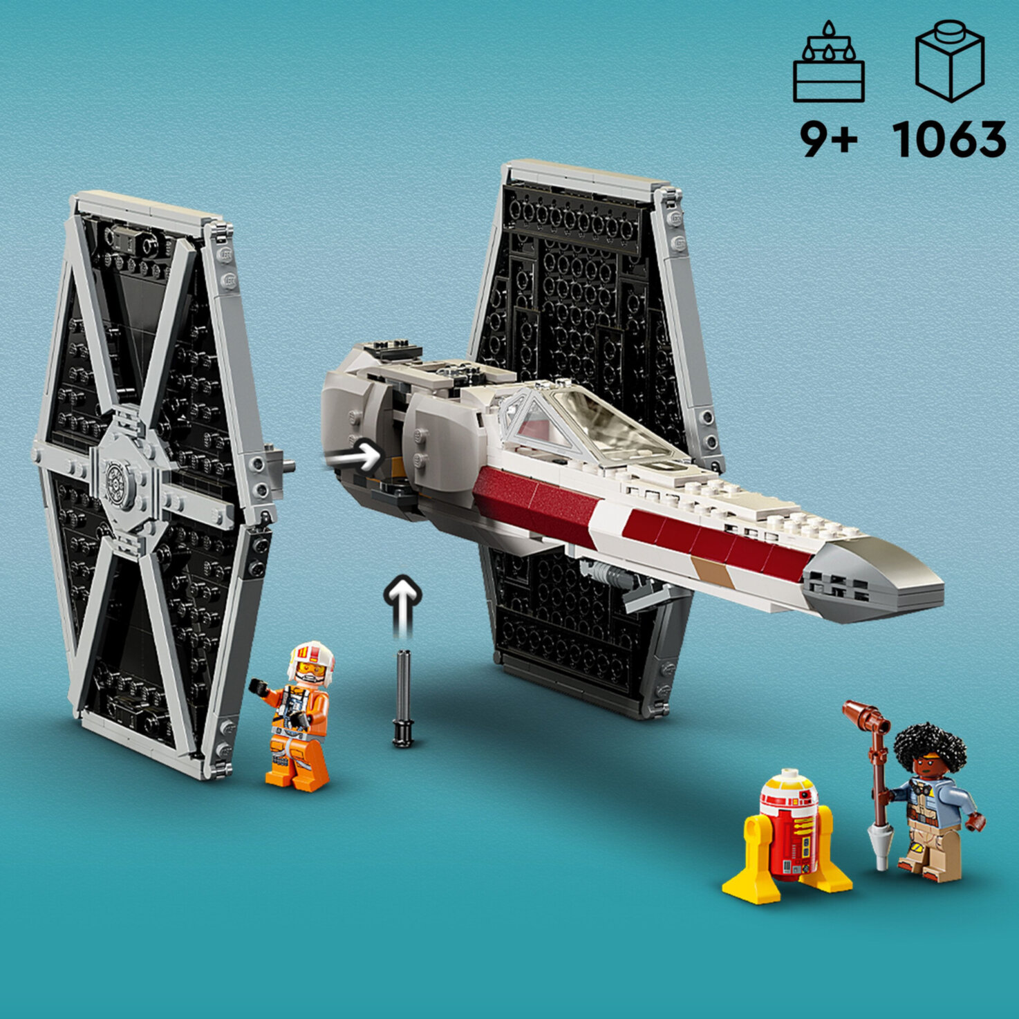 LEGO® Star Wars™ 75393 Mashup aus TIE Fighter & X-Wing