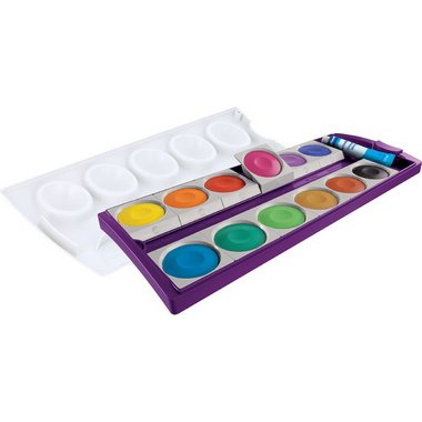 Boîte de peinture K12, 12 couleurs