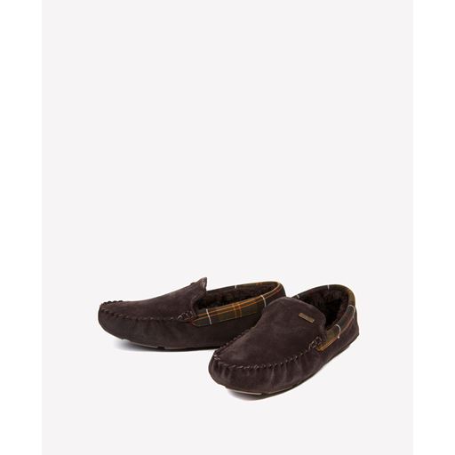 Barbour Monty Slippers, Brown, 45