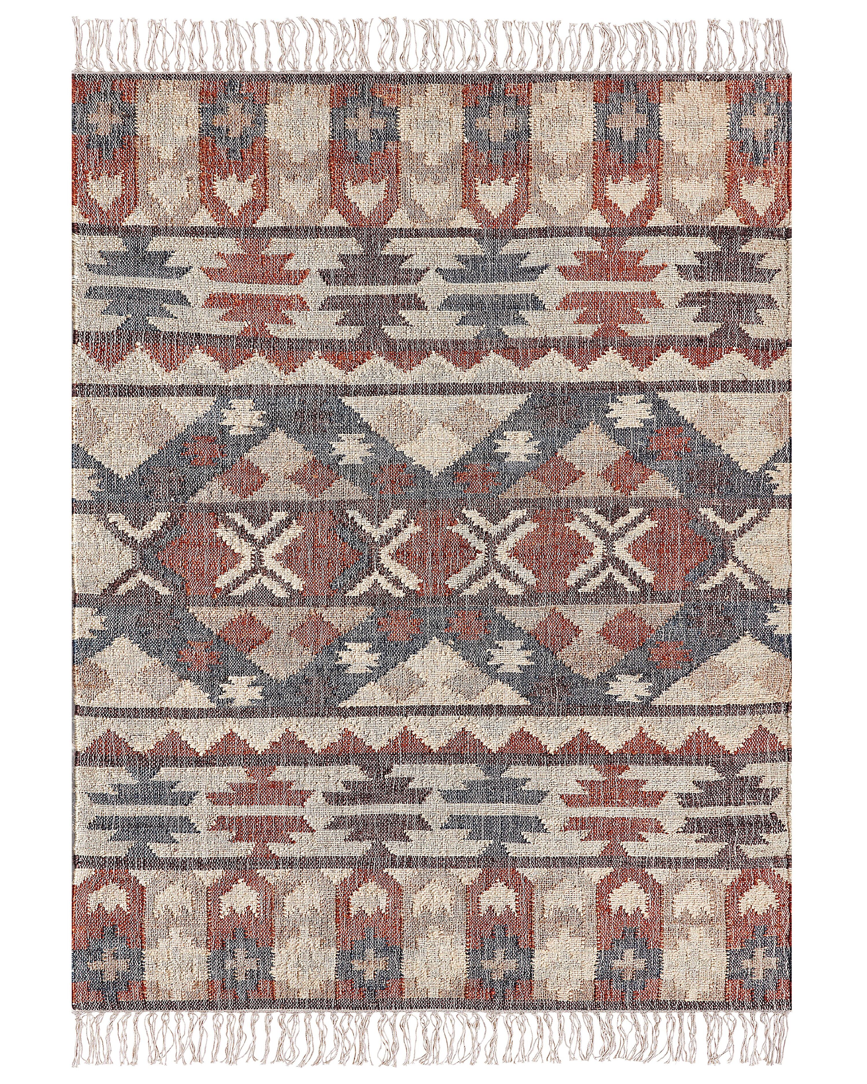 Vloerkleed KALFA Meerkleurig 160 x 230 cm Jute