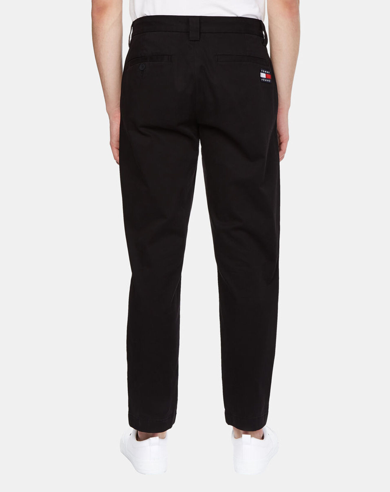 Tommy Jeans Pantalon chino ajusté Dad noir