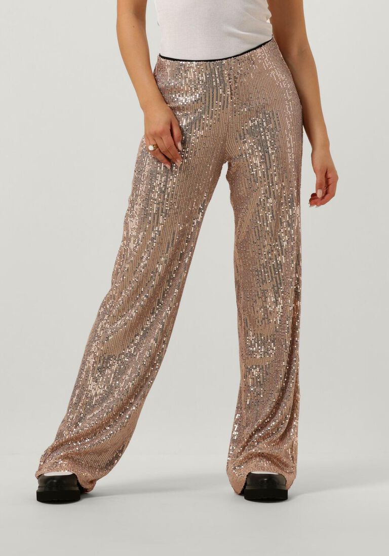 roségouden co'couture pantalon sage sequin pant