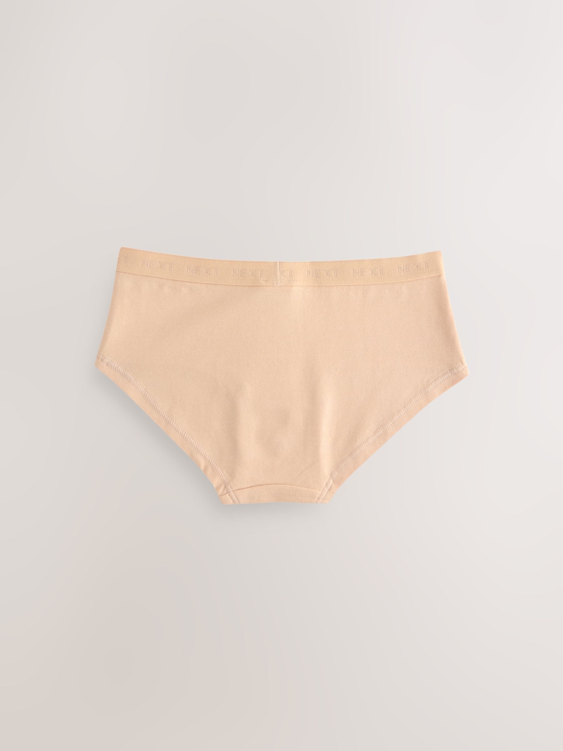 Caramel-nude - Verpakking van 5 hipsteronderbroeken (5-16 jr)
