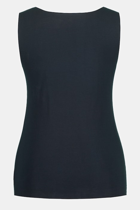 Tanktop, Rundhals, ärmellos, Modalmischung