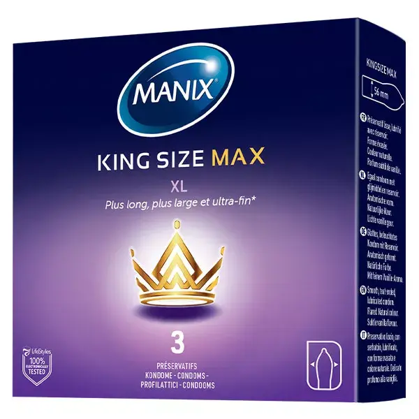 Camisinhas Manix King Size Max Comfort 3