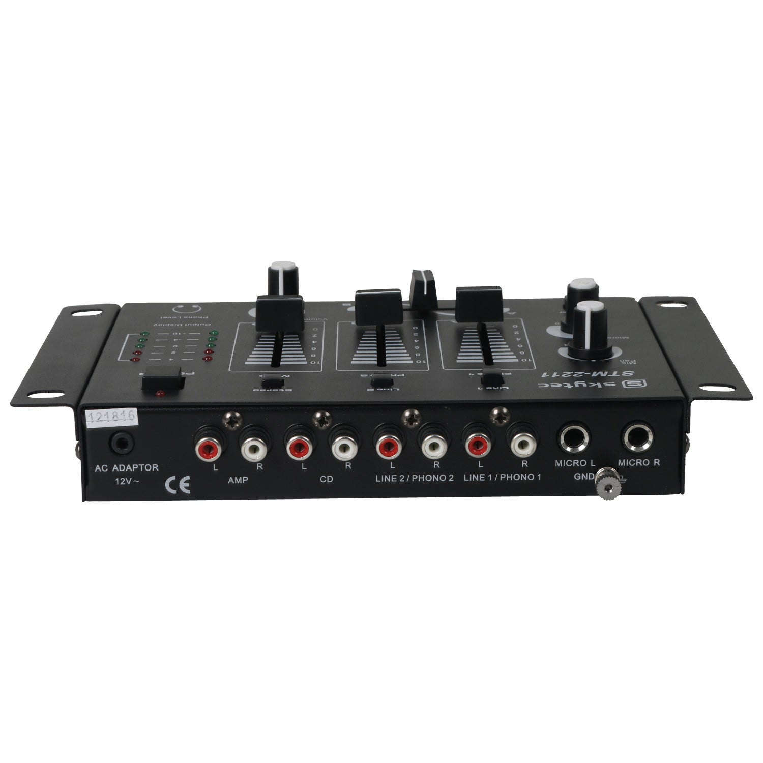 Skytec STM-2211 3-kanaals mengpaneel zwart