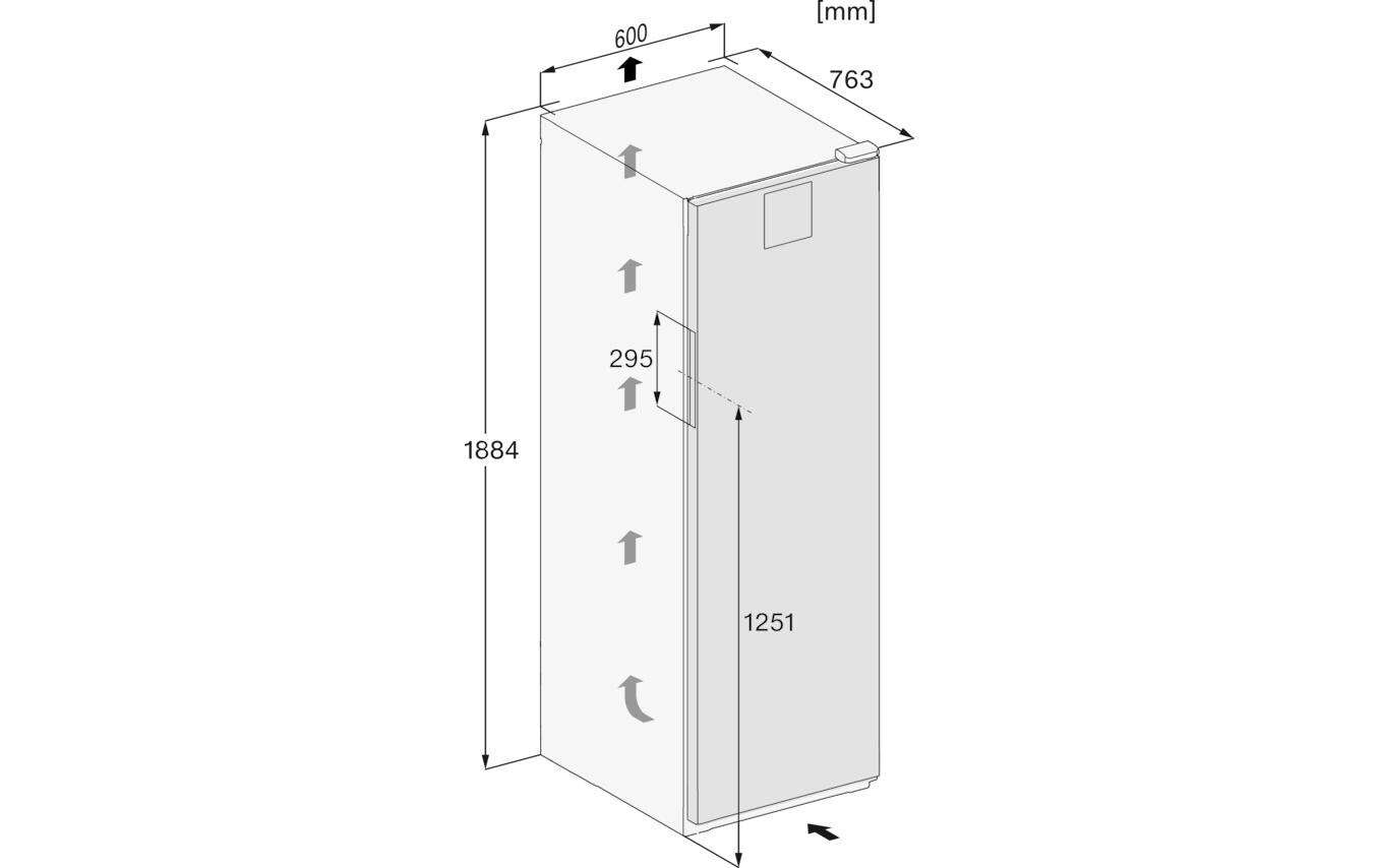 Weinkühlschrank KWT 4584 E Rechts<br>Stand-Weinschrank