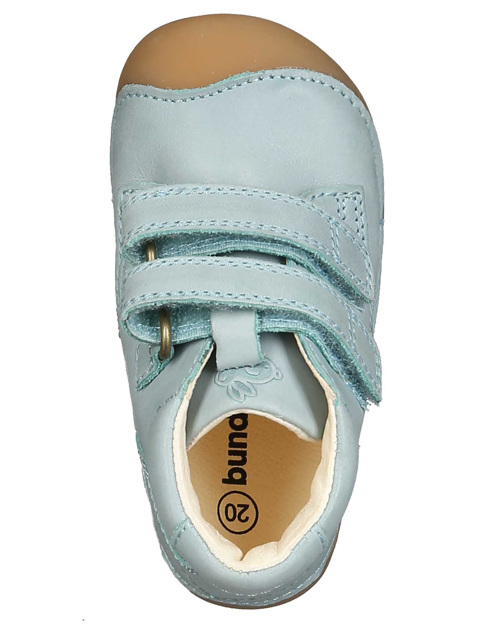Klett-Lauflernschuhe PETIT VELCRO in jeans mint