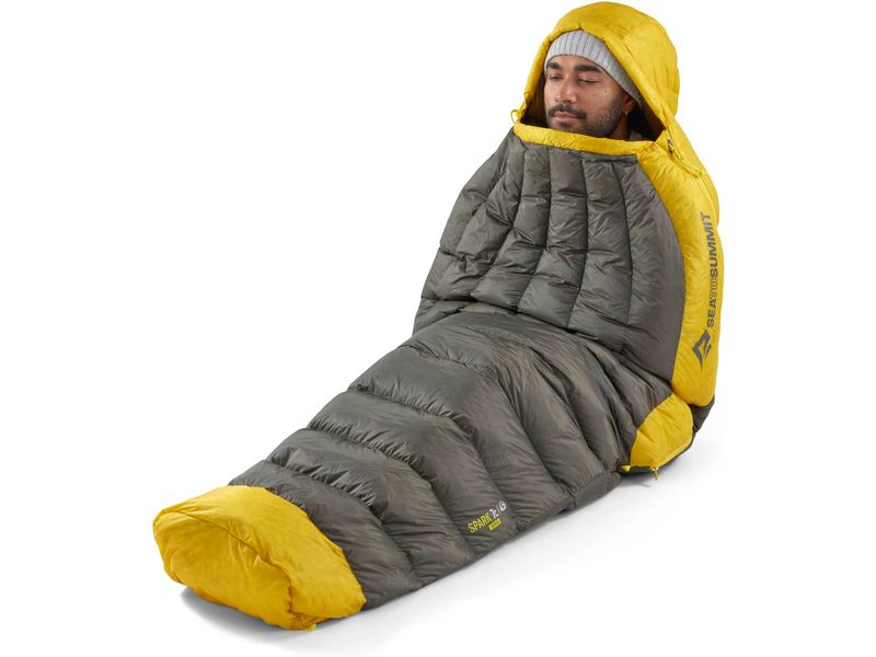 SEA TO SUMMIT Spark -1C/30F L Polyester, Gelb/Schiefergrau Mumienschlafsack