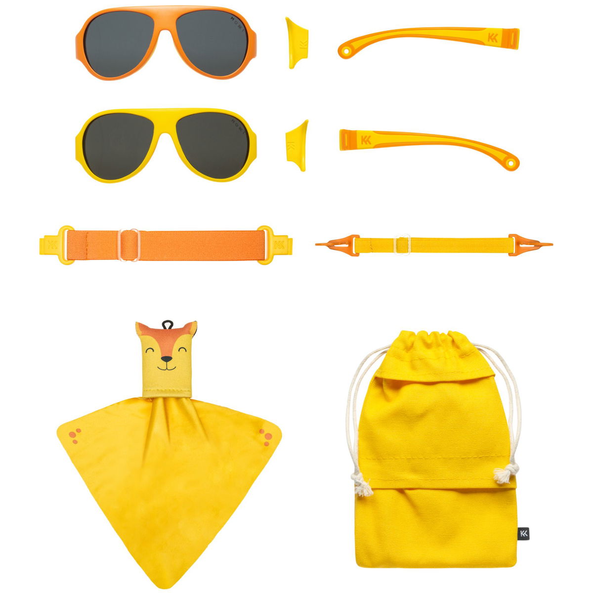 MokkiMokki   Sonnenbrille Click & Change yellow 2-5 Jahre