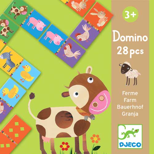 Djeco dominospel boerderij DJ08158