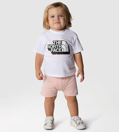 The North Face Shortss?t - T-shirt/Shorts - Pink Moss/Hvid